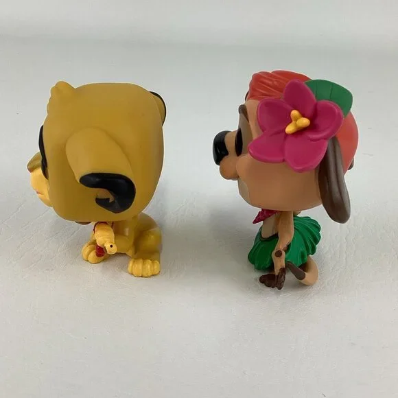 Funko Pop Movies Disney The Lion King Luau Timon Simba 3" Vinyl Character Figure - Picture 3 of 6